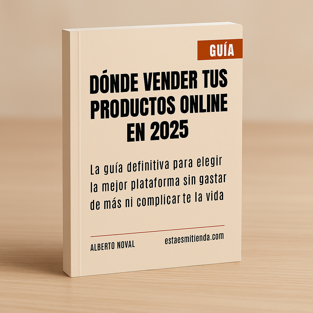 Portada guía Dónde vender tus productos online en 2025